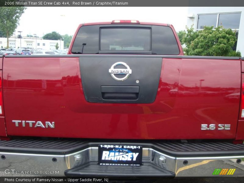 Red Brawn / Graphite/Titanium 2006 Nissan Titan SE Crew Cab 4x4