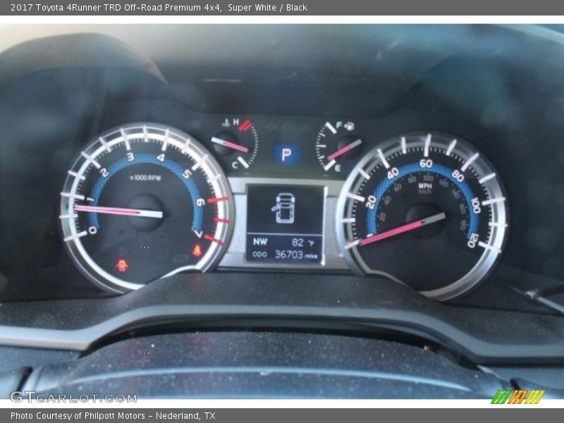 Super White / Black 2017 Toyota 4Runner TRD Off-Road Premium 4x4