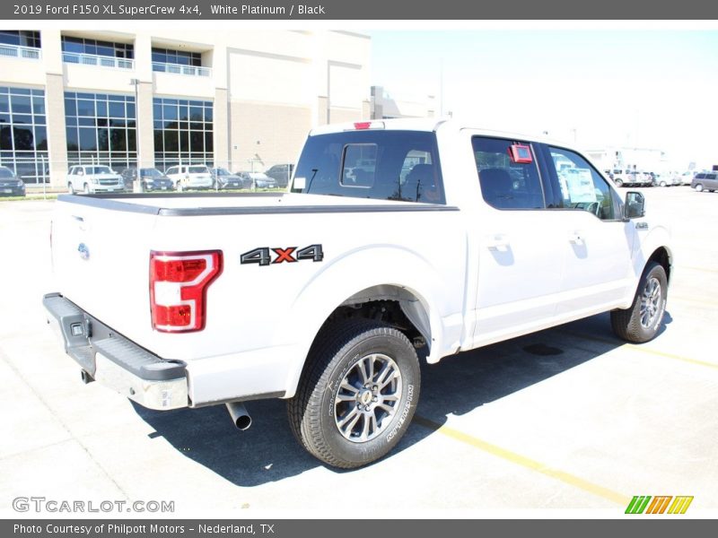 White Platinum / Black 2019 Ford F150 XL SuperCrew 4x4