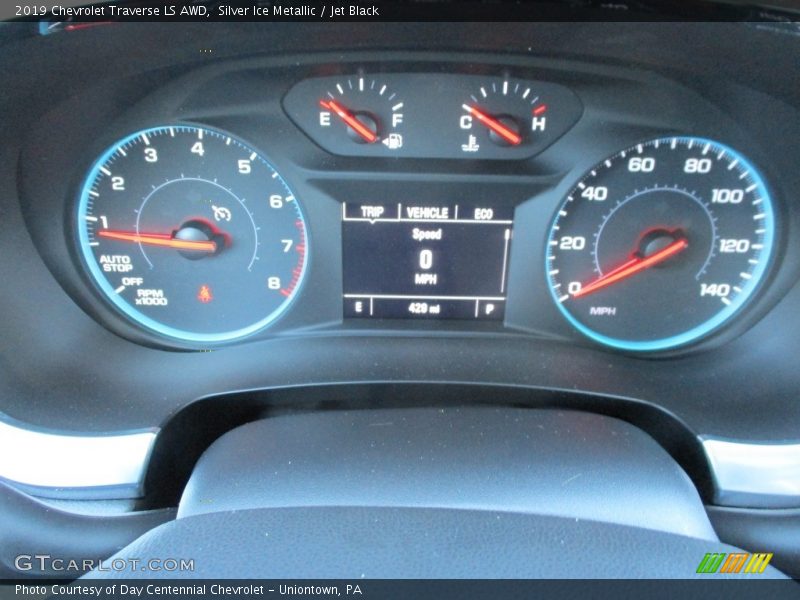 Silver Ice Metallic / Jet Black 2019 Chevrolet Traverse LS AWD