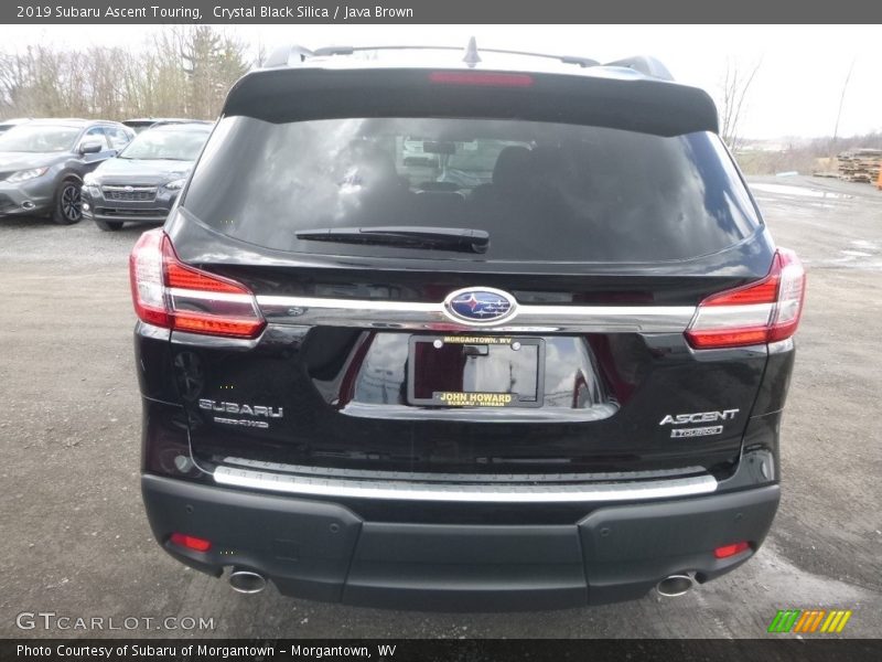 Crystal Black Silica / Java Brown 2019 Subaru Ascent Touring