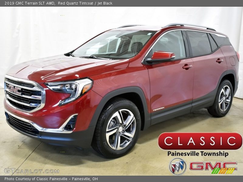 Red Quartz Tintcoat / Jet Black 2019 GMC Terrain SLT AWD