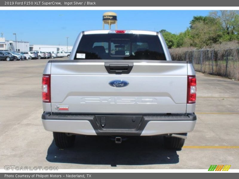 Ingot Silver / Black 2019 Ford F150 XLT SuperCrew