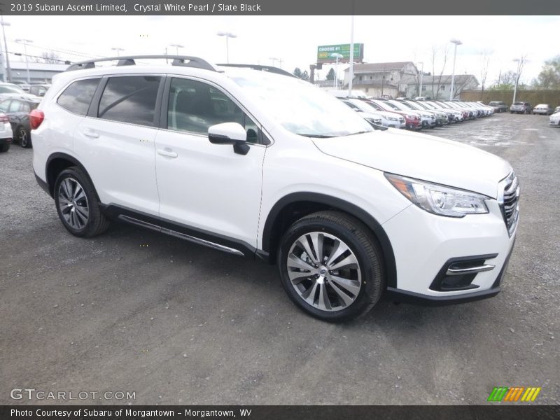 Crystal White Pearl / Slate Black 2019 Subaru Ascent Limited