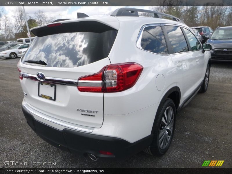 Crystal White Pearl / Slate Black 2019 Subaru Ascent Limited