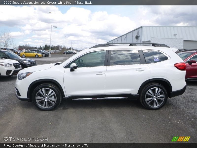 Crystal White Pearl / Slate Black 2019 Subaru Ascent Limited