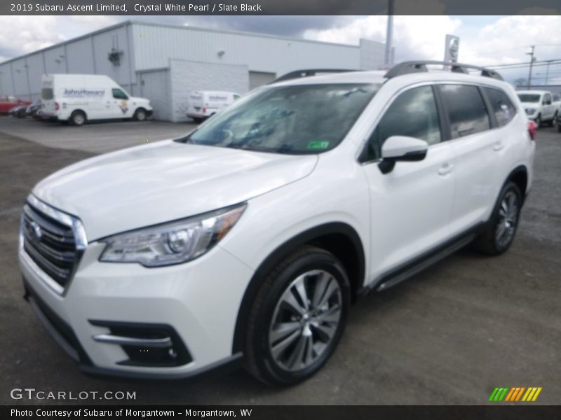 Crystal White Pearl / Slate Black 2019 Subaru Ascent Limited