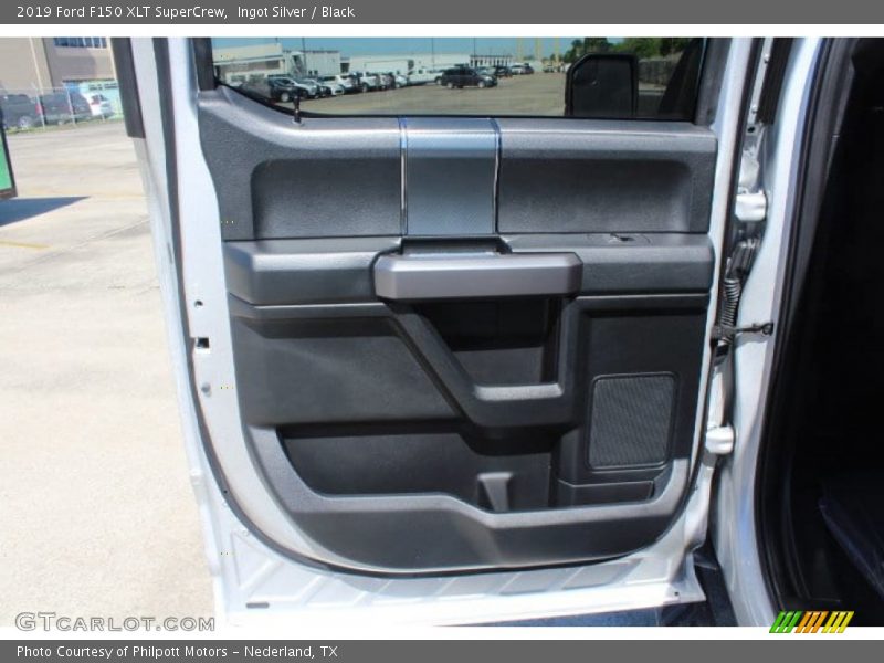 Ingot Silver / Black 2019 Ford F150 XLT SuperCrew