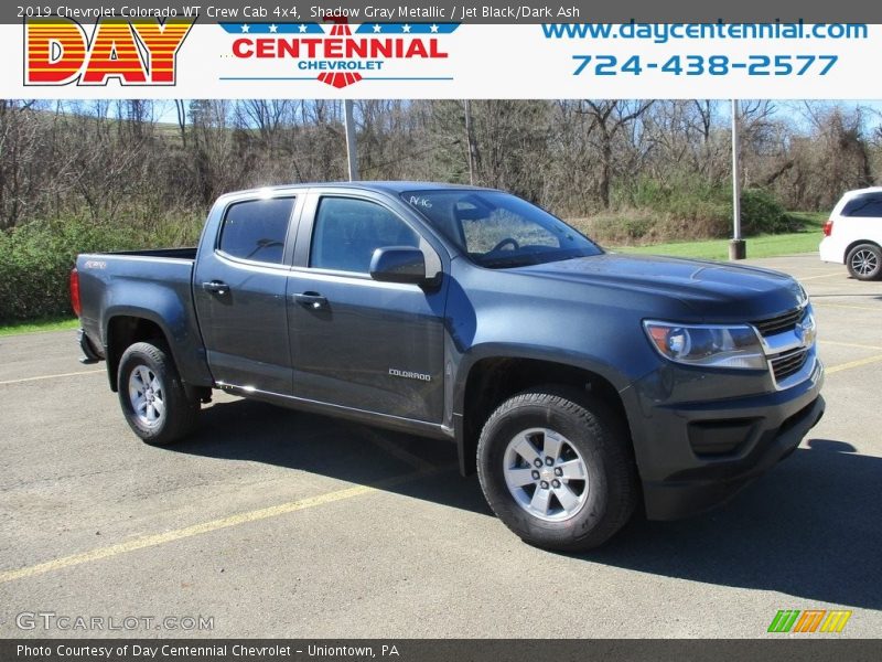 Shadow Gray Metallic / Jet Black/Dark Ash 2019 Chevrolet Colorado WT Crew Cab 4x4