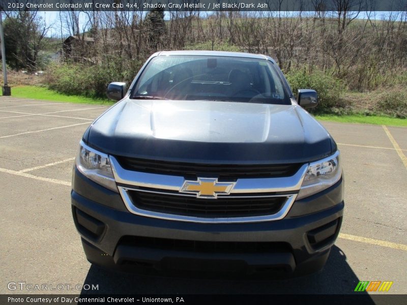 Shadow Gray Metallic / Jet Black/Dark Ash 2019 Chevrolet Colorado WT Crew Cab 4x4
