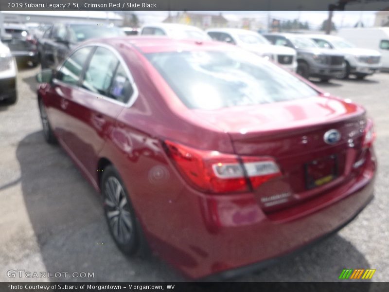 Crimson Red / Slate Black 2019 Subaru Legacy 2.5i