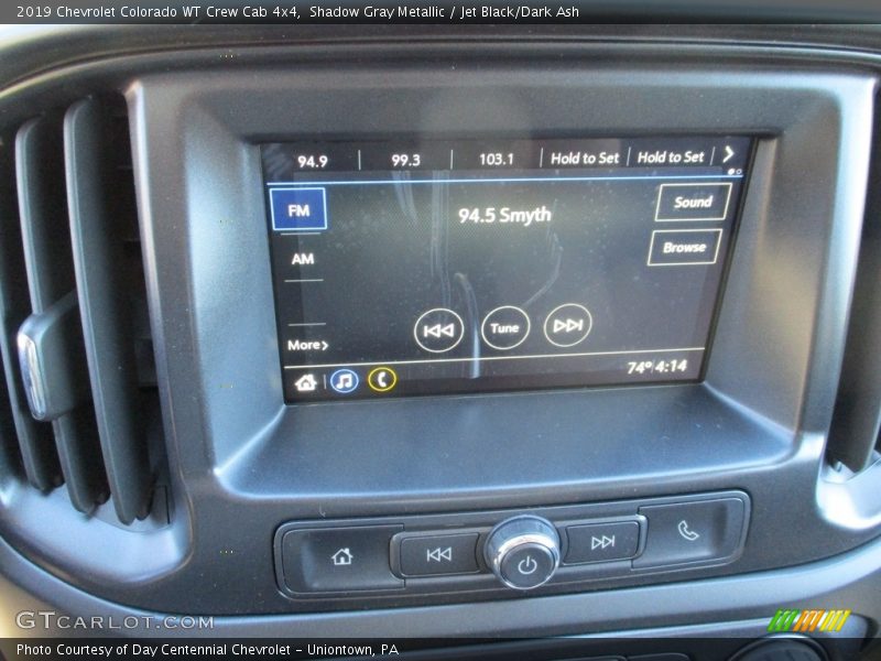 Shadow Gray Metallic / Jet Black/Dark Ash 2019 Chevrolet Colorado WT Crew Cab 4x4