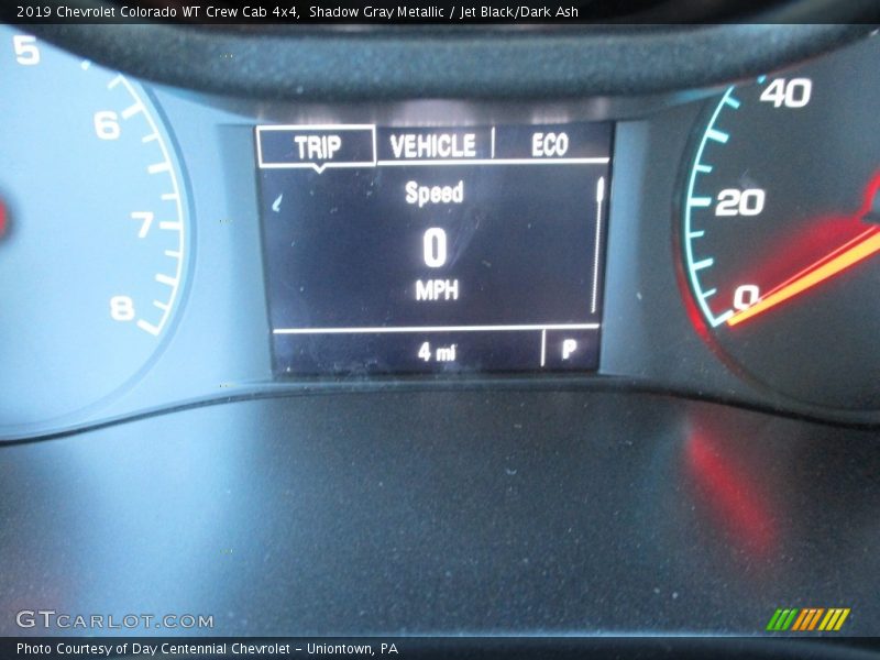Shadow Gray Metallic / Jet Black/Dark Ash 2019 Chevrolet Colorado WT Crew Cab 4x4
