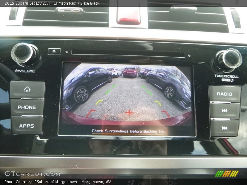 Crimson Red / Slate Black 2019 Subaru Legacy 2.5i