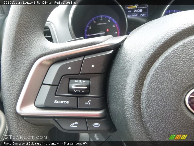 Crimson Red / Slate Black 2019 Subaru Legacy 2.5i