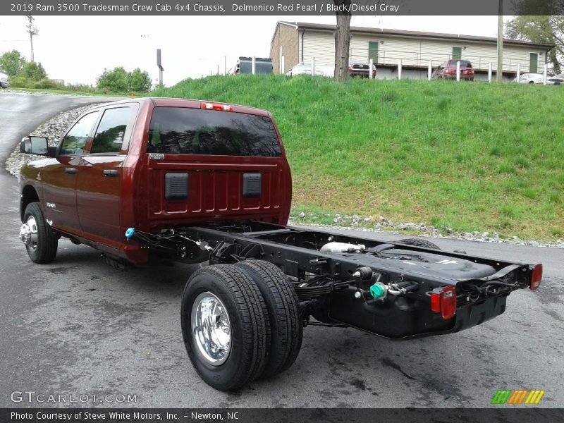 Delmonico Red Pearl / Black/Diesel Gray 2019 Ram 3500 Tradesman Crew Cab 4x4 Chassis