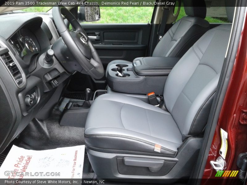 Front Seat of 2019 3500 Tradesman Crew Cab 4x4 Chassis