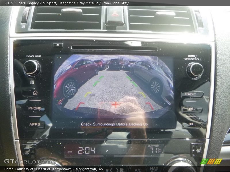 Magnetite Gray Metallic / Two-Tone Gray 2019 Subaru Legacy 2.5i Sport