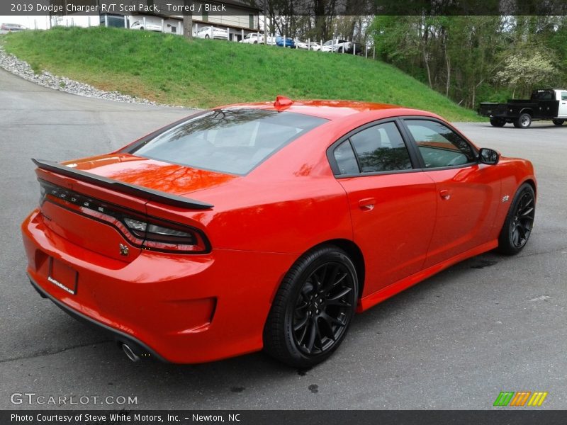 Torred / Black 2019 Dodge Charger R/T Scat Pack
