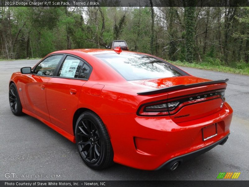 Torred / Black 2019 Dodge Charger R/T Scat Pack