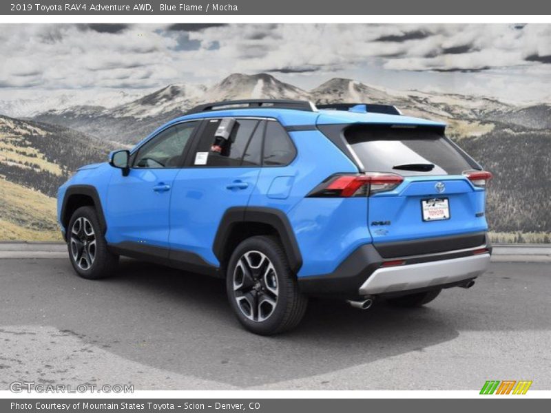 Blue Flame / Mocha 2019 Toyota RAV4 Adventure AWD