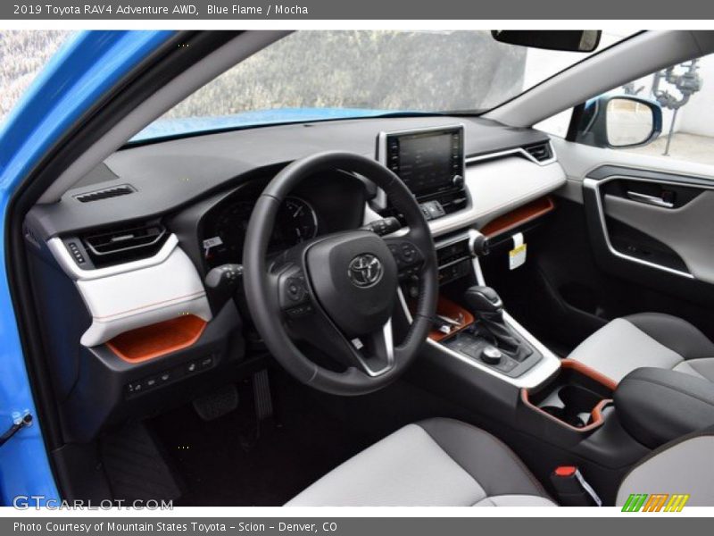 Blue Flame / Mocha 2019 Toyota RAV4 Adventure AWD