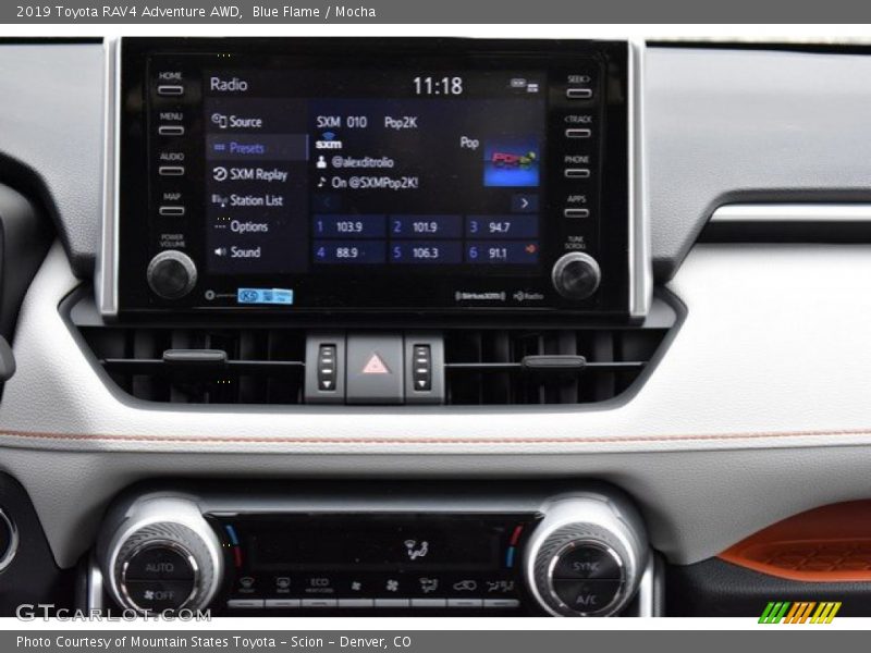 Blue Flame / Mocha 2019 Toyota RAV4 Adventure AWD