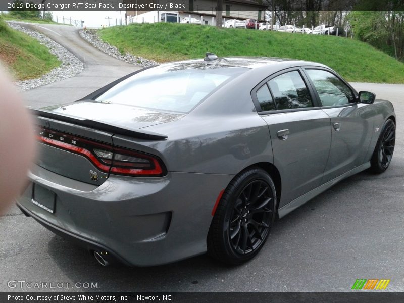 Destroyer Gray / Black 2019 Dodge Charger R/T Scat Pack