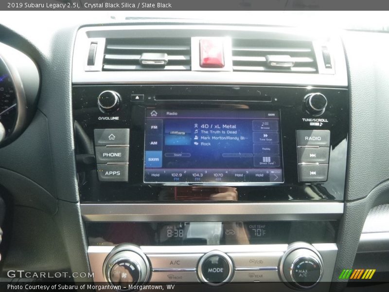 Crystal Black Silica / Slate Black 2019 Subaru Legacy 2.5i