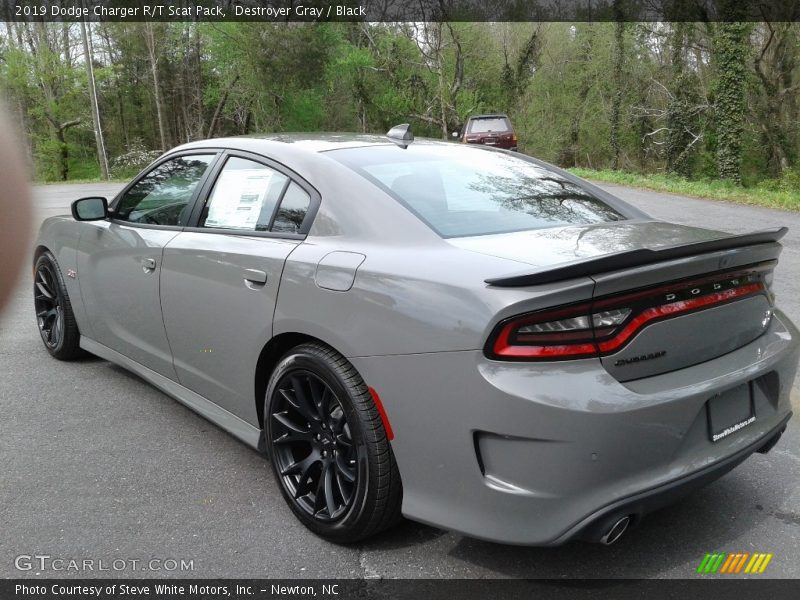 Destroyer Gray / Black 2019 Dodge Charger R/T Scat Pack