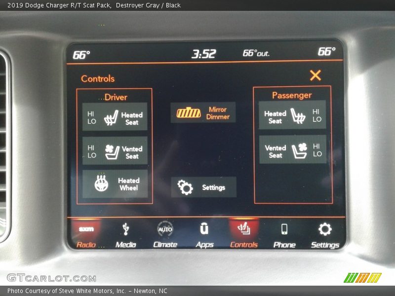 Destroyer Gray / Black 2019 Dodge Charger R/T Scat Pack