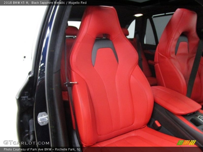 Black Sapphire Metallic / Mugello Red 2018 BMW X5 M