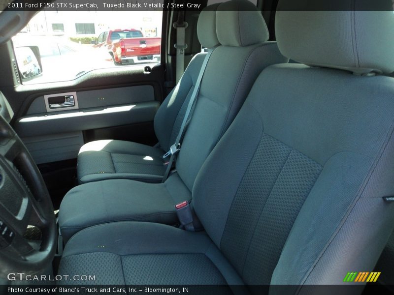 Tuxedo Black Metallic / Steel Gray 2011 Ford F150 STX SuperCab
