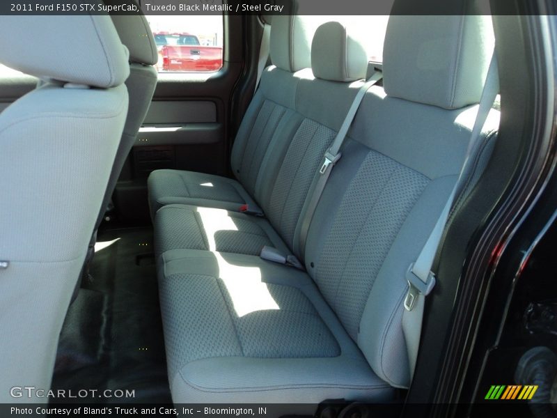 Tuxedo Black Metallic / Steel Gray 2011 Ford F150 STX SuperCab