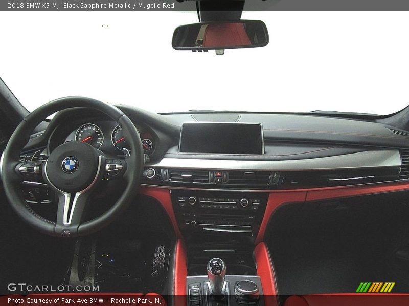 Black Sapphire Metallic / Mugello Red 2018 BMW X5 M