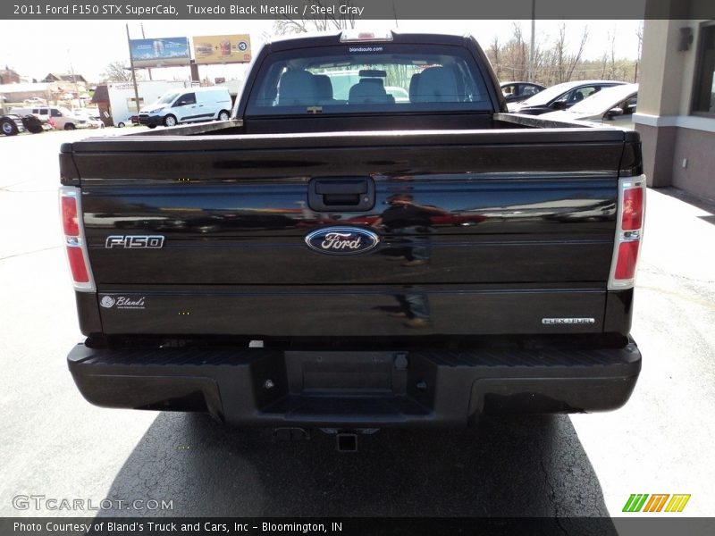Tuxedo Black Metallic / Steel Gray 2011 Ford F150 STX SuperCab