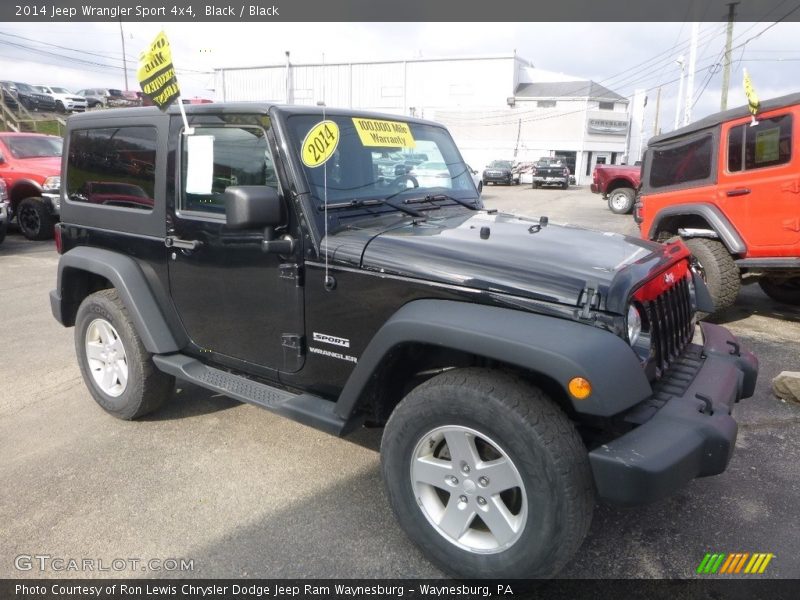 Black / Black 2014 Jeep Wrangler Sport 4x4