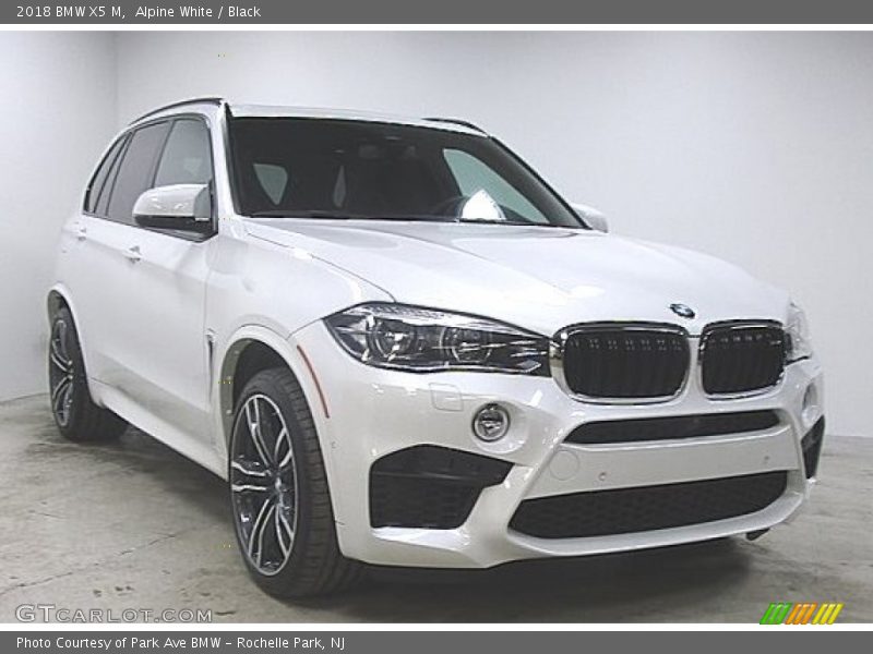 Alpine White / Black 2018 BMW X5 M