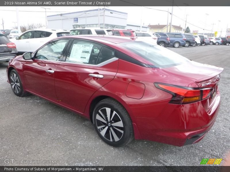 Scarlet Ember Tintcoat / Charcoal 2019 Nissan Altima SV AWD