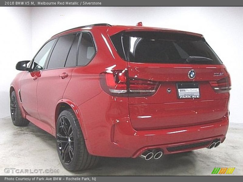 Melbourne Red Metallic / Silverstone 2018 BMW X5 M