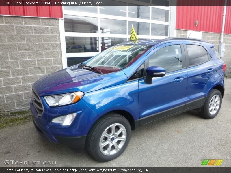 Lightning Blue / Ebony Black 2018 Ford EcoSport SE 4WD