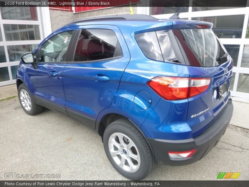 Lightning Blue / Ebony Black 2018 Ford EcoSport SE 4WD