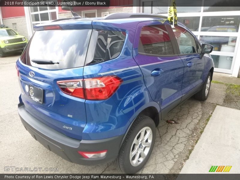 Lightning Blue / Ebony Black 2018 Ford EcoSport SE 4WD