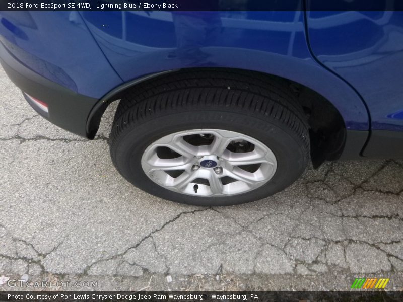 Lightning Blue / Ebony Black 2018 Ford EcoSport SE 4WD