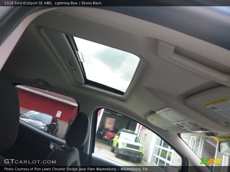 Lightning Blue / Ebony Black 2018 Ford EcoSport SE 4WD