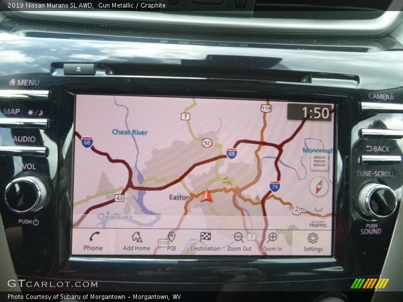 Navigation of 2019 Murano SL AWD