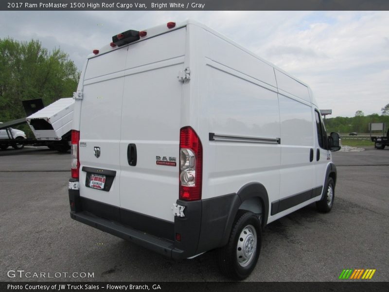 Bright White / Gray 2017 Ram ProMaster 1500 High Roof Cargo Van