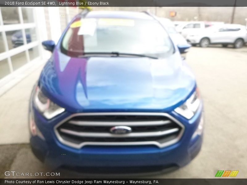 Lightning Blue / Ebony Black 2018 Ford EcoSport SE 4WD