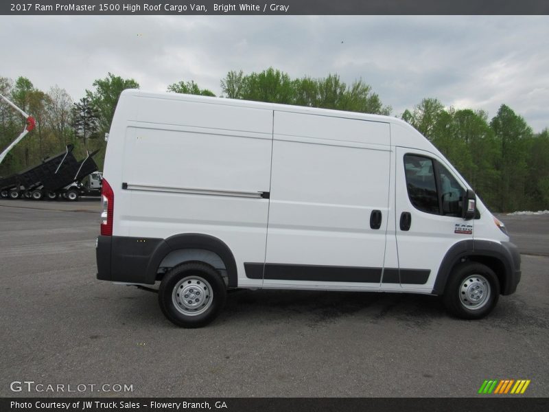 Bright White / Gray 2017 Ram ProMaster 1500 High Roof Cargo Van