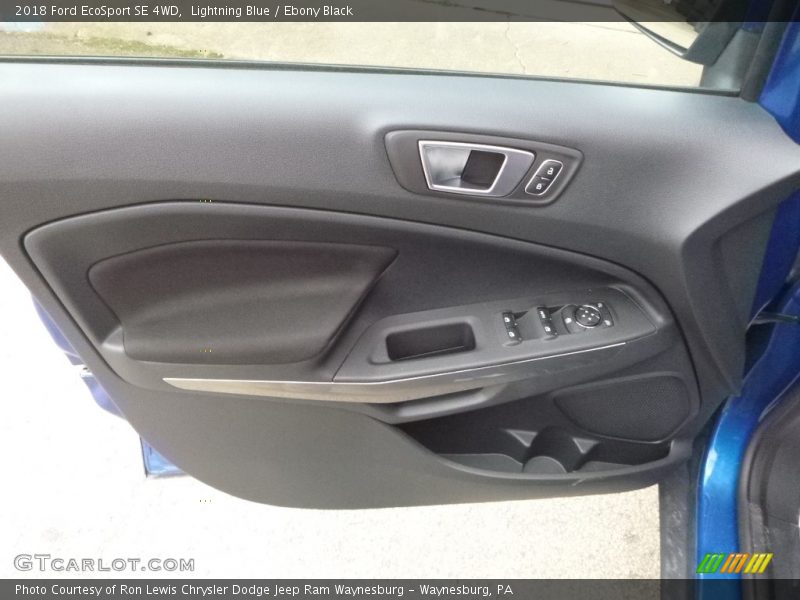 Lightning Blue / Ebony Black 2018 Ford EcoSport SE 4WD
